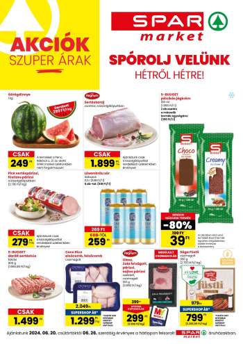Újság SPAR market - 2024.06.20 - 2024.06.26.