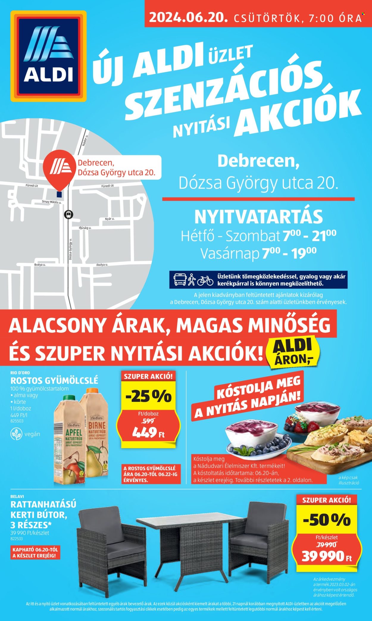Aldi akciós újságok. Oldal 1