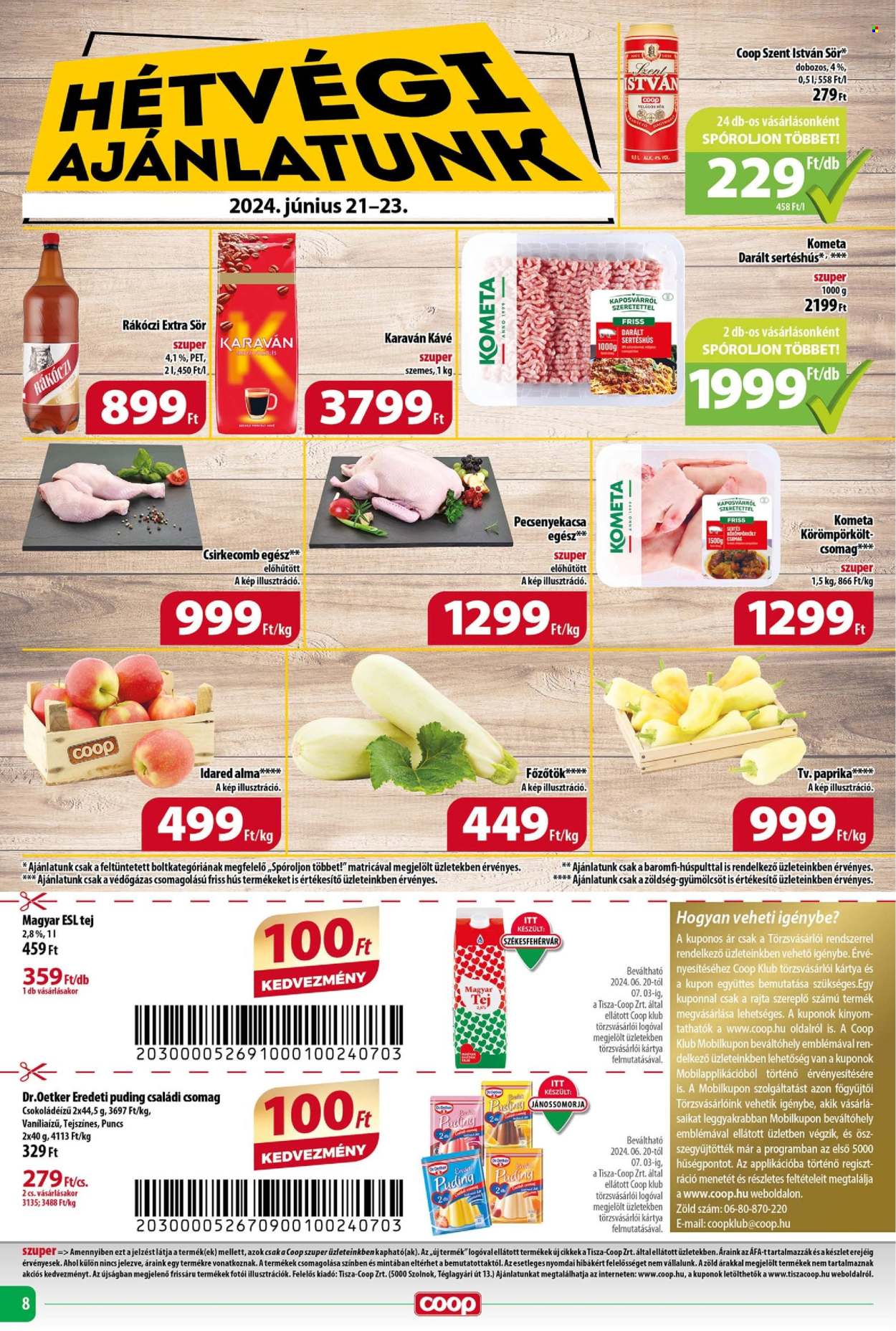 Coop akciós újságok - 2024.06.20 - 2024.06.26. Oldal 8