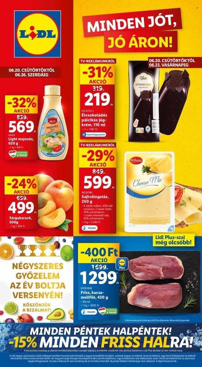 Lidl akciós újságok - 2024.06.20 - 2024.06.26. Oldal 1