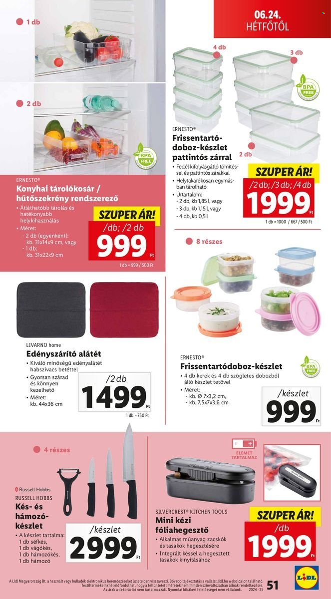 Lidl akciós újságok - 2024.06.20 - 2024.06.26. Oldal 51