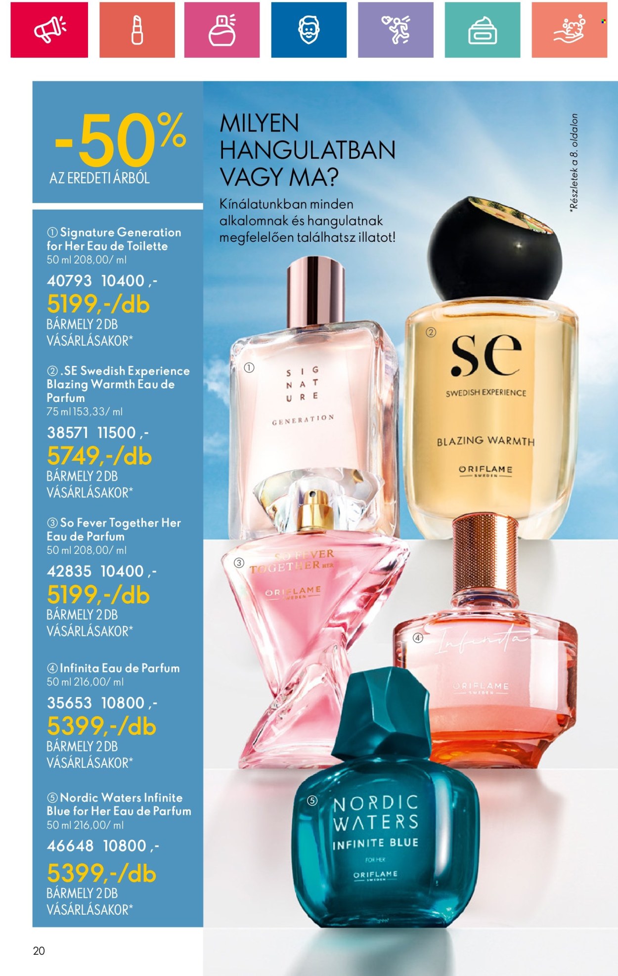 Oriflame akciós újságok - 2024.06.18 - 2024.07.08. Oldal 20
