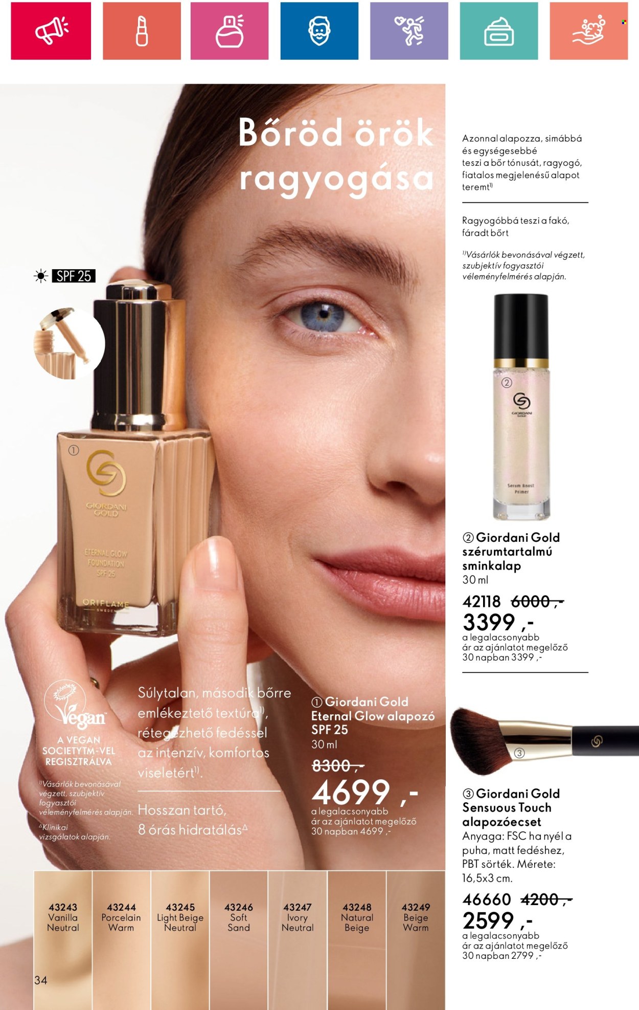 Oriflame akciós újságok - 2024.06.18 - 2024.07.08. Oldal 34