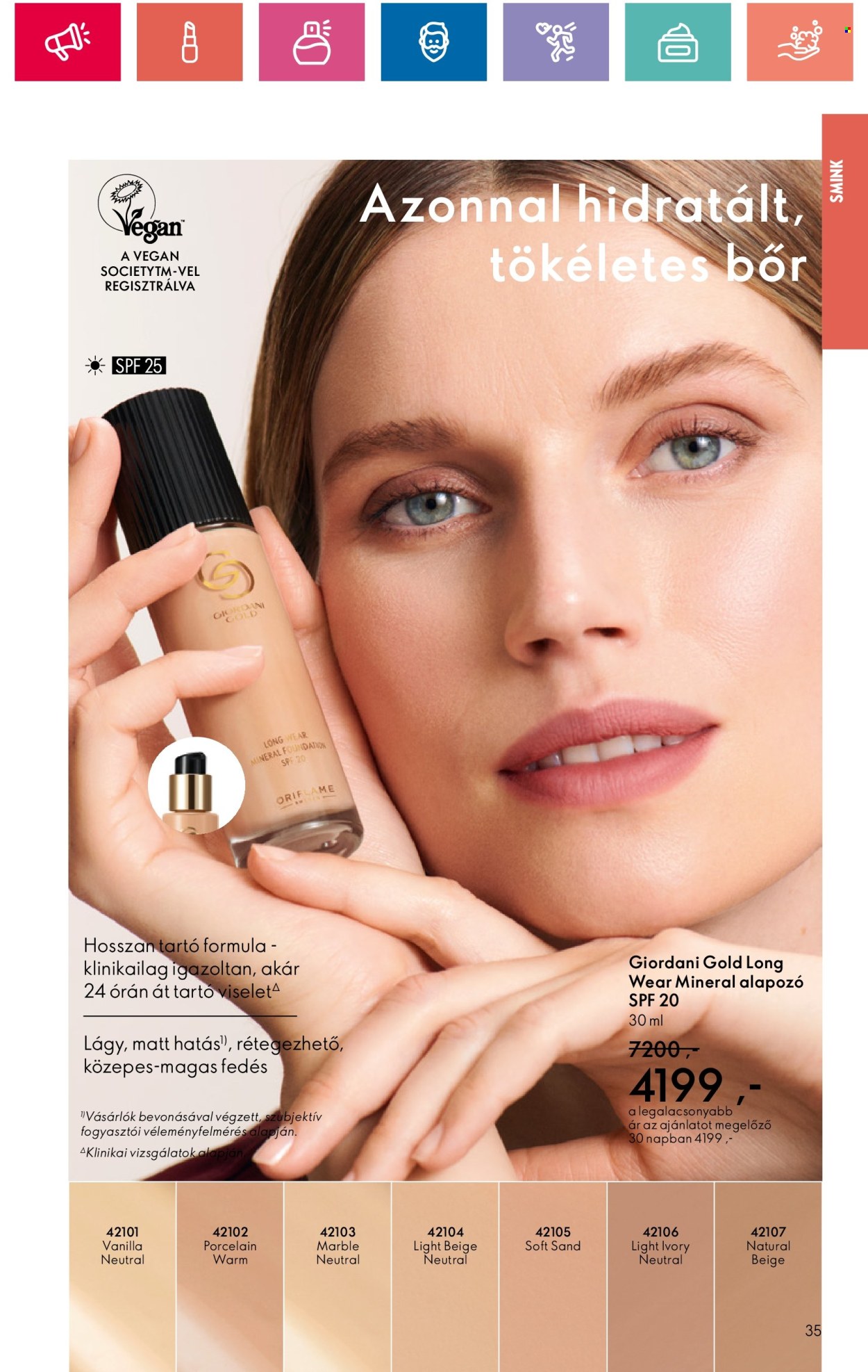 Oriflame akciós újságok - 2024.06.18 - 2024.07.08. Oldal 35