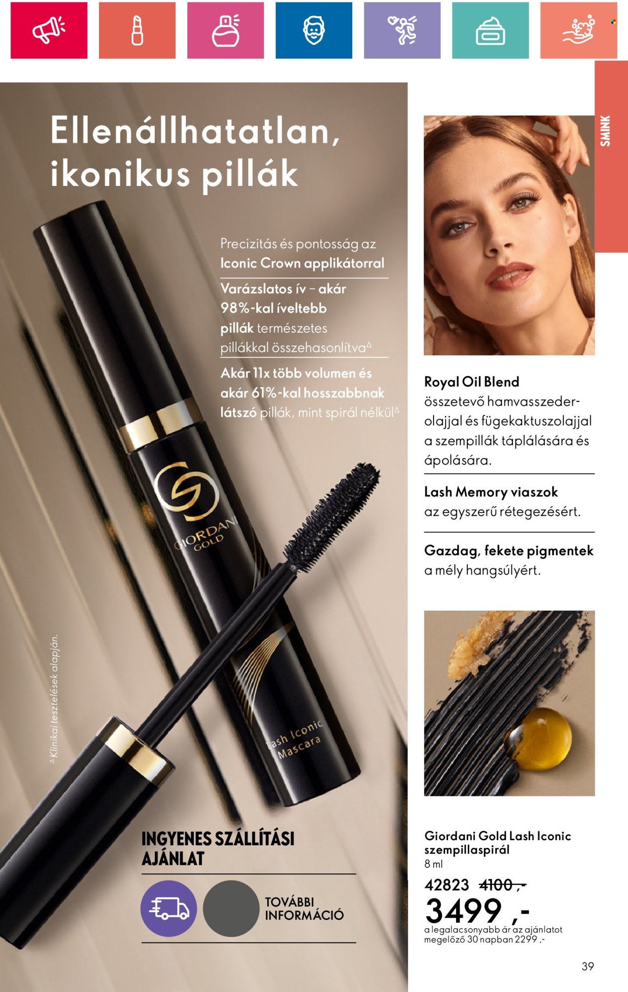 Oriflame akciós újságok - 2024.06.18 - 2024.07.08. Oldal 39