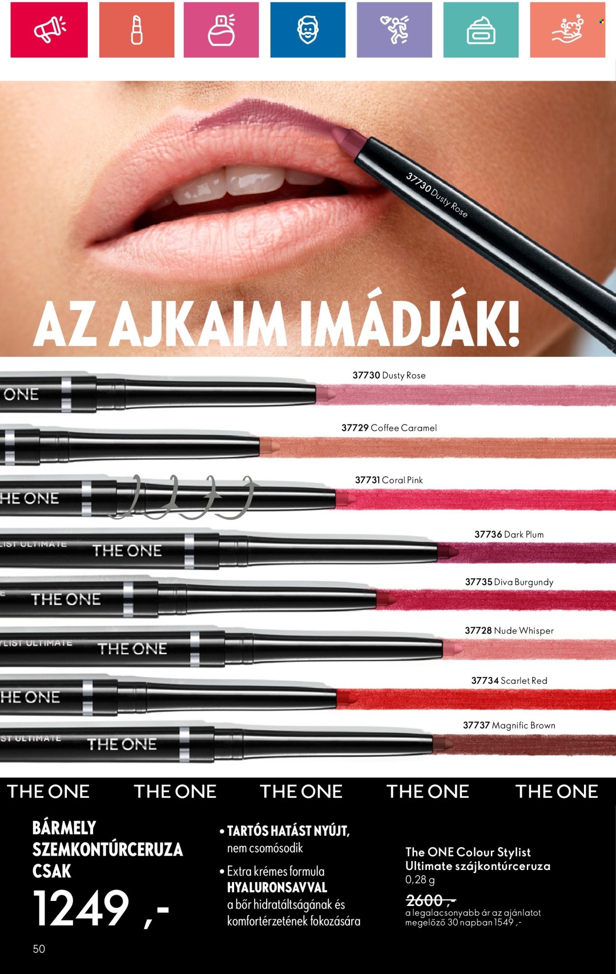 Oriflame akciós újságok - 2024.06.18 - 2024.07.08. Oldal 50