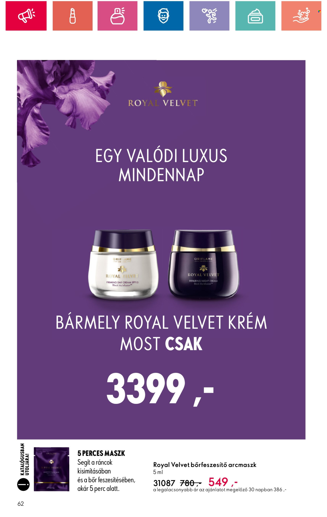 Oriflame akciós újságok - 2024.06.18 - 2024.07.08. Oldal 62