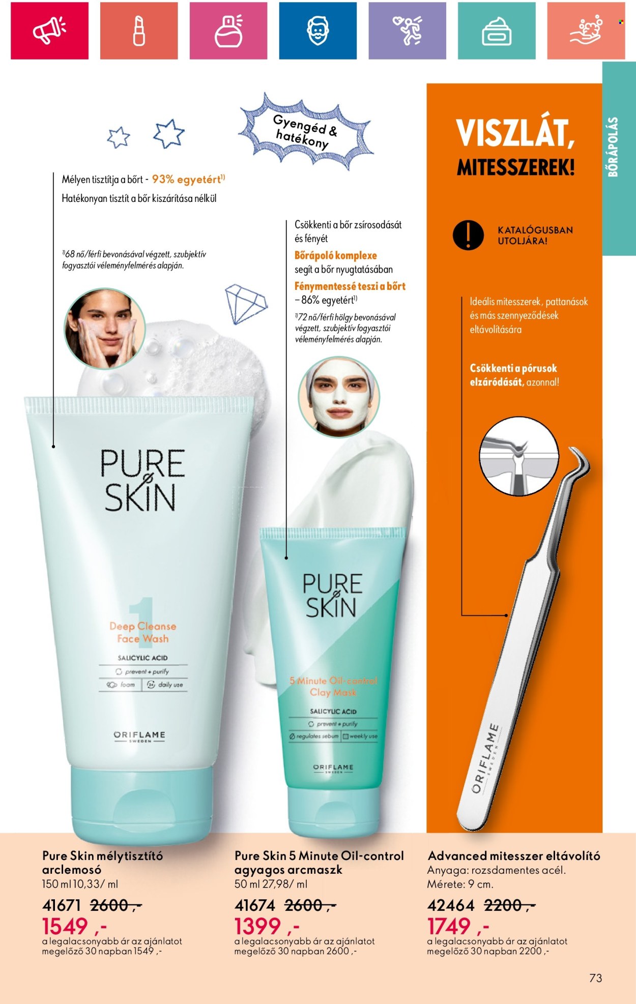 Oriflame akciós újságok - 2024.06.18 - 2024.07.08. Oldal 73