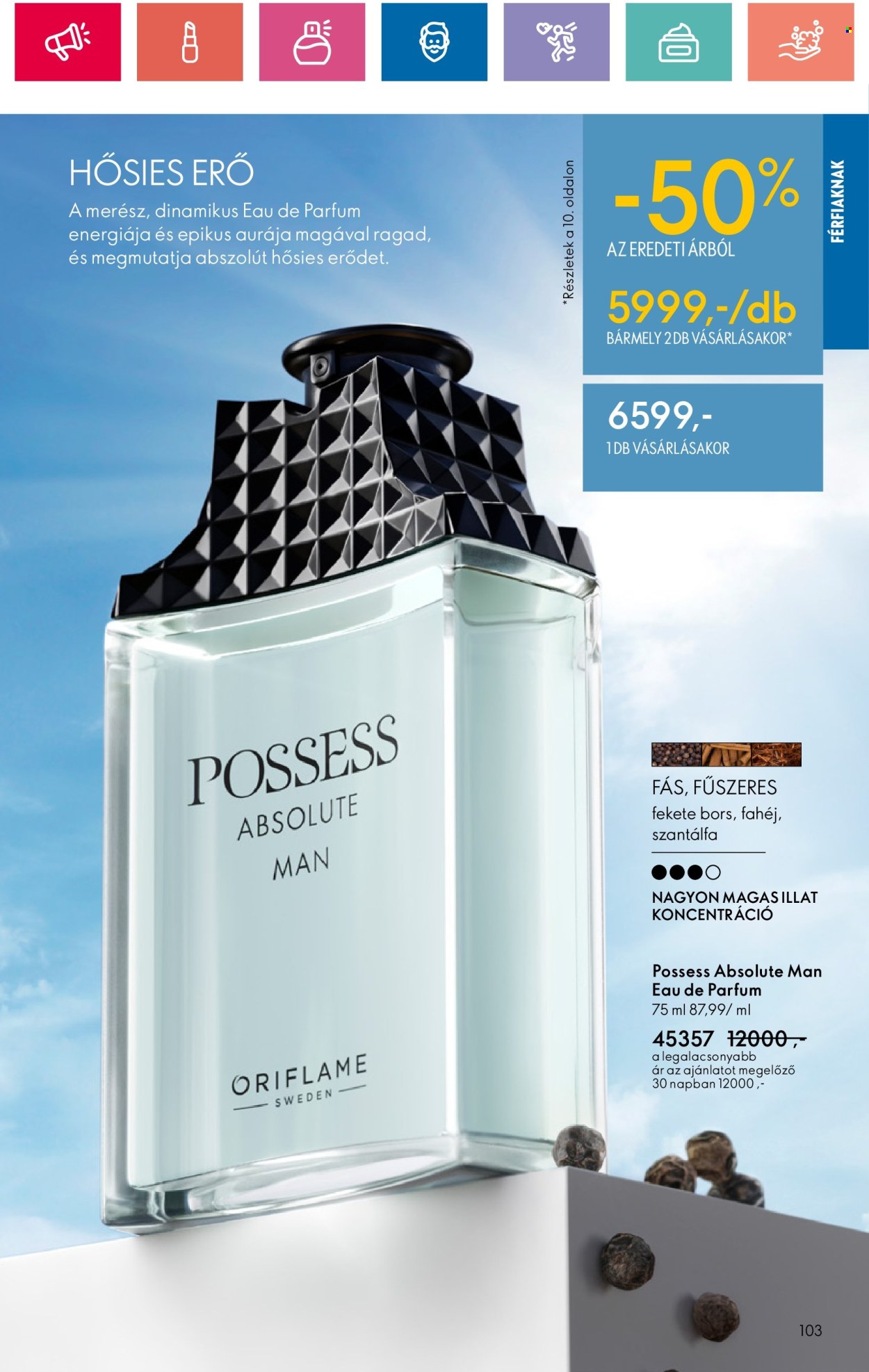 Oriflame akciós újságok - 2024.06.18 - 2024.07.08. Oldal 103