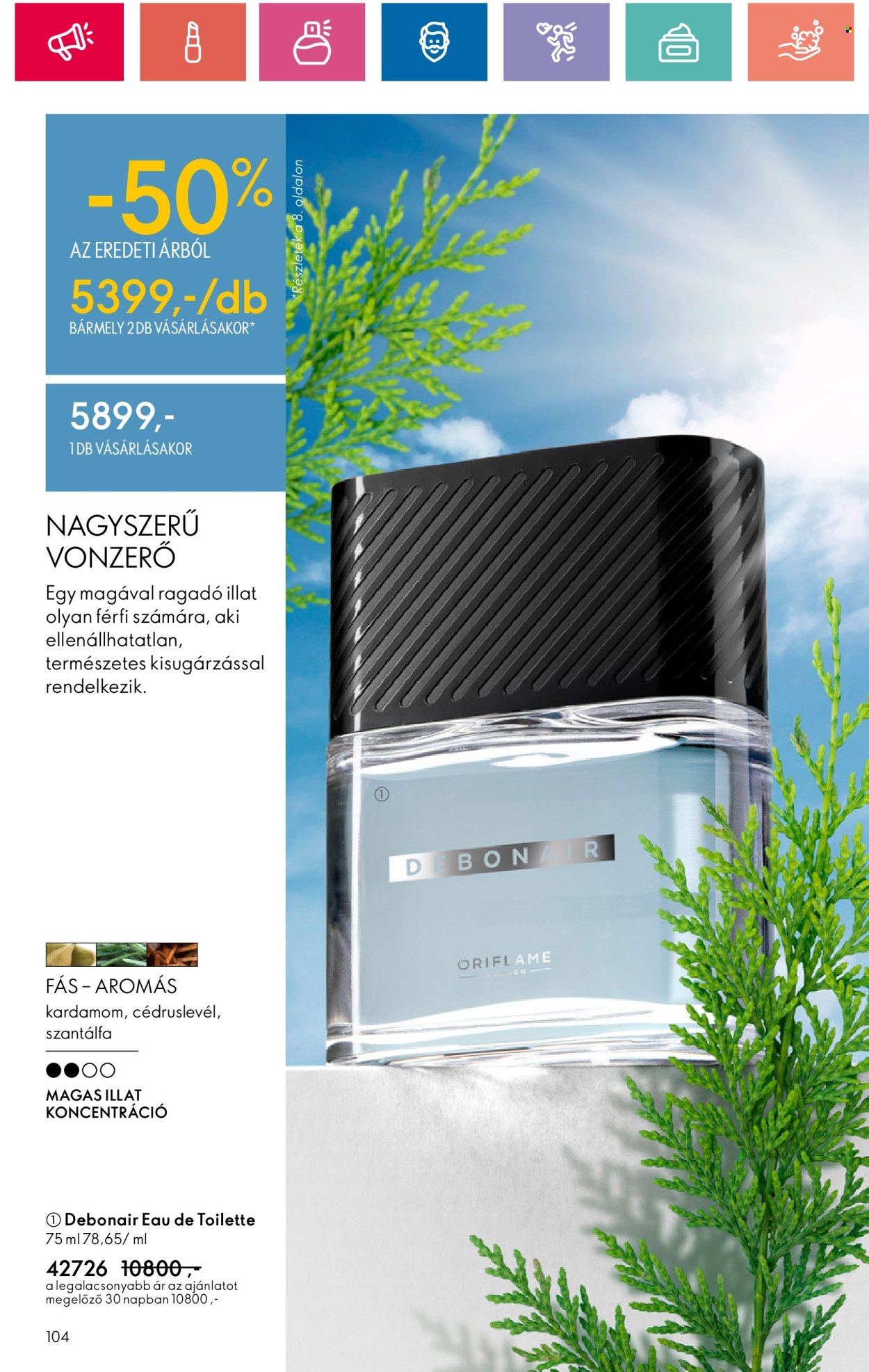 Oriflame akciós újságok - 2024.06.18 - 2024.07.08. Oldal 104