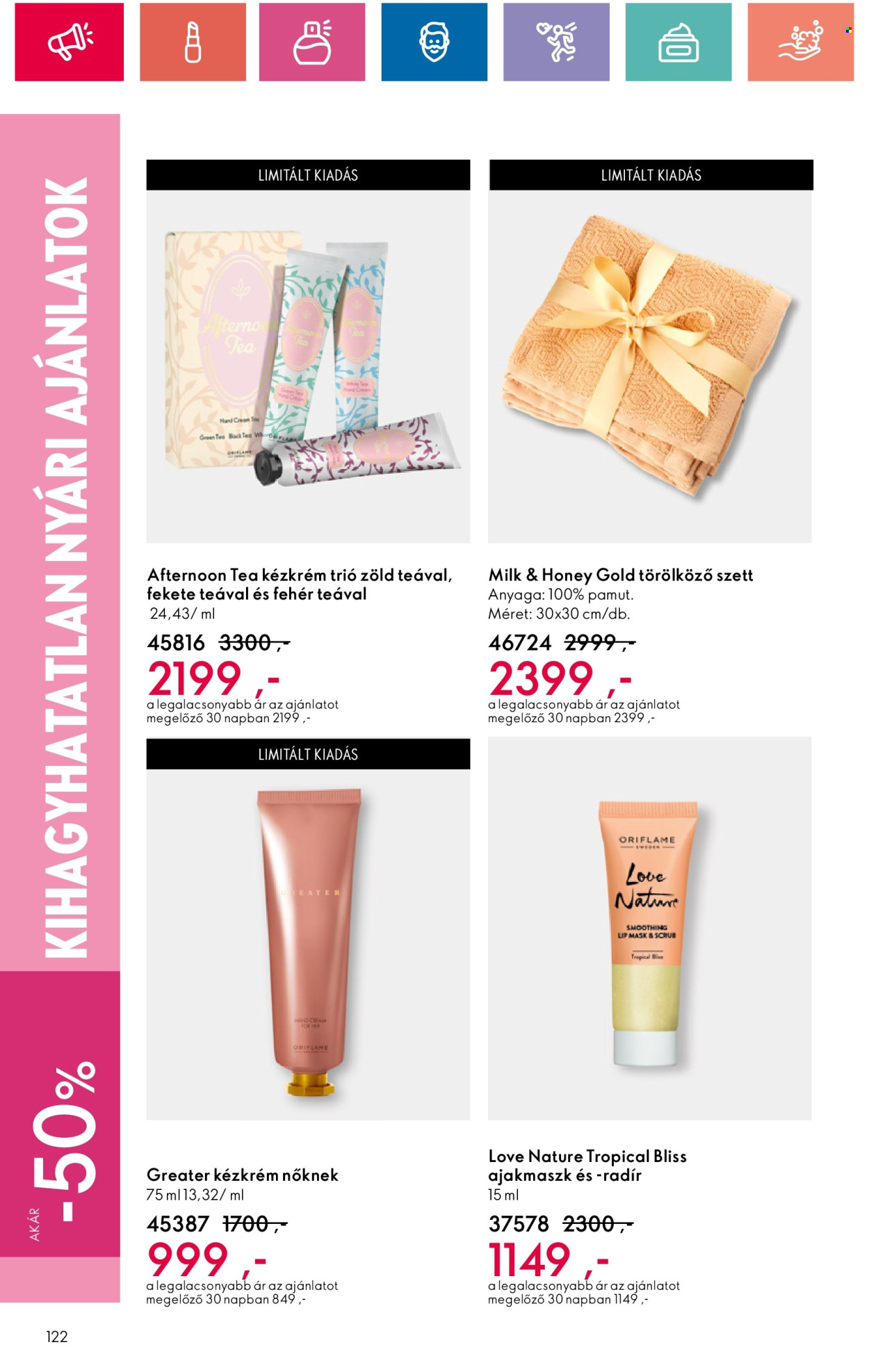 Oriflame akciós újságok - 2024.06.18 - 2024.07.08. Oldal 122