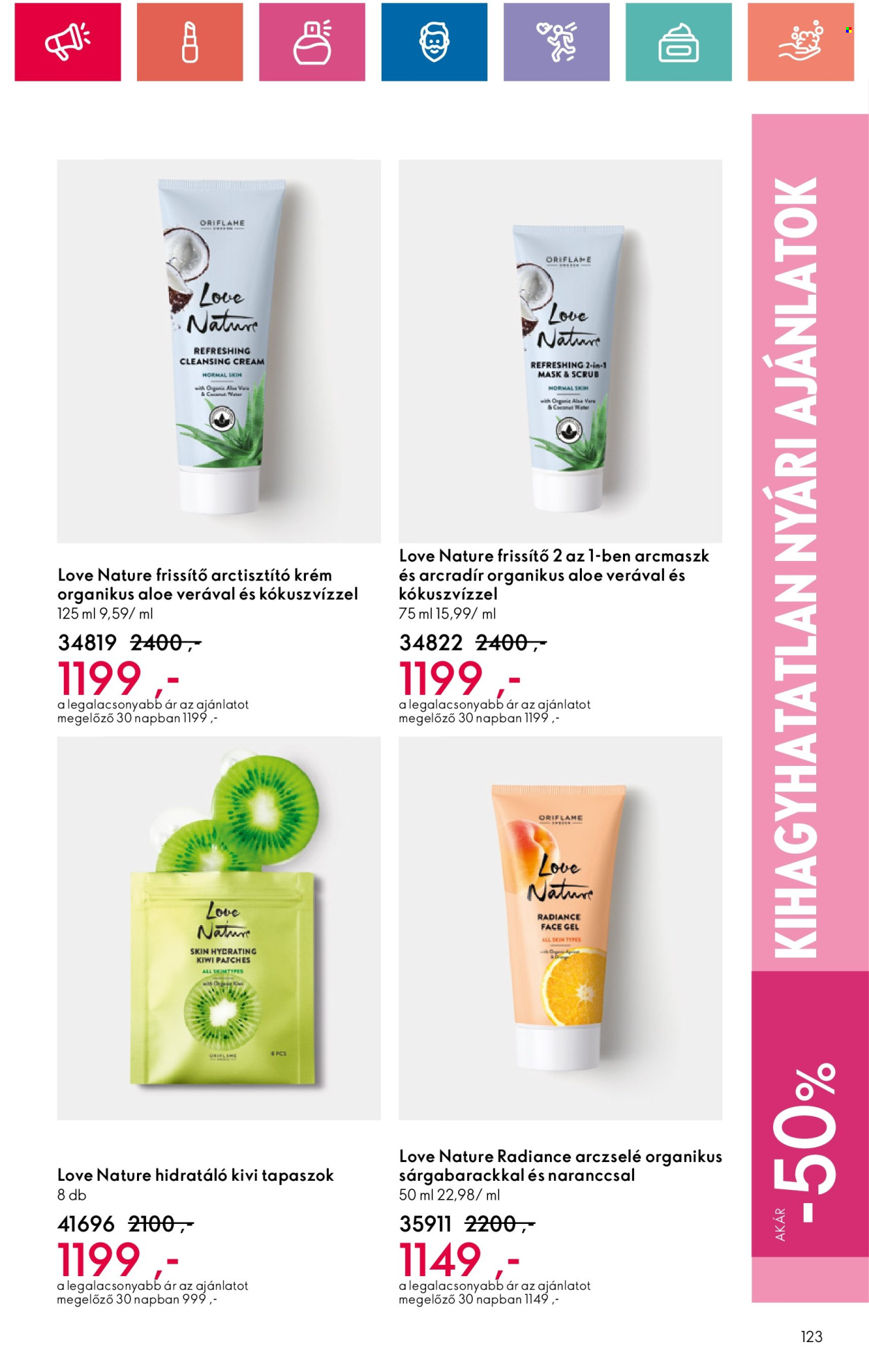 Oriflame akciós újságok - 2024.06.18 - 2024.07.08. Oldal 123