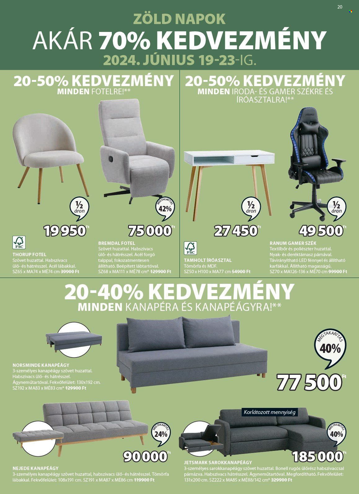 JYSK akciós újságok - 2024.06.19 - 2024.07.30. Oldal 22