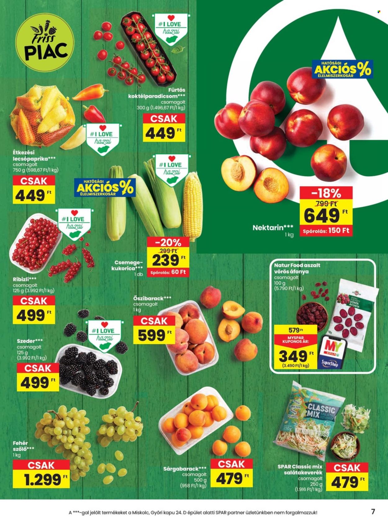 SPAR akciós újságok - 2024.06.27 - 2024.07.03. Oldal 7