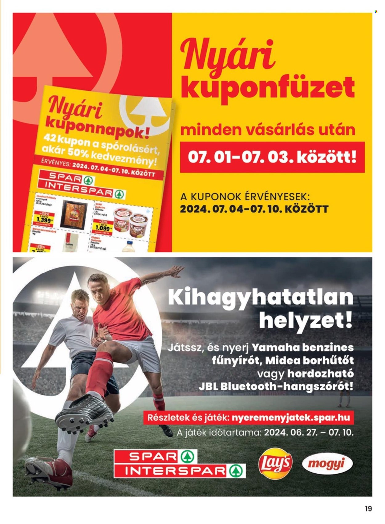 SPAR akciós újságok - 2024.06.27 - 2024.07.03. Oldal 19