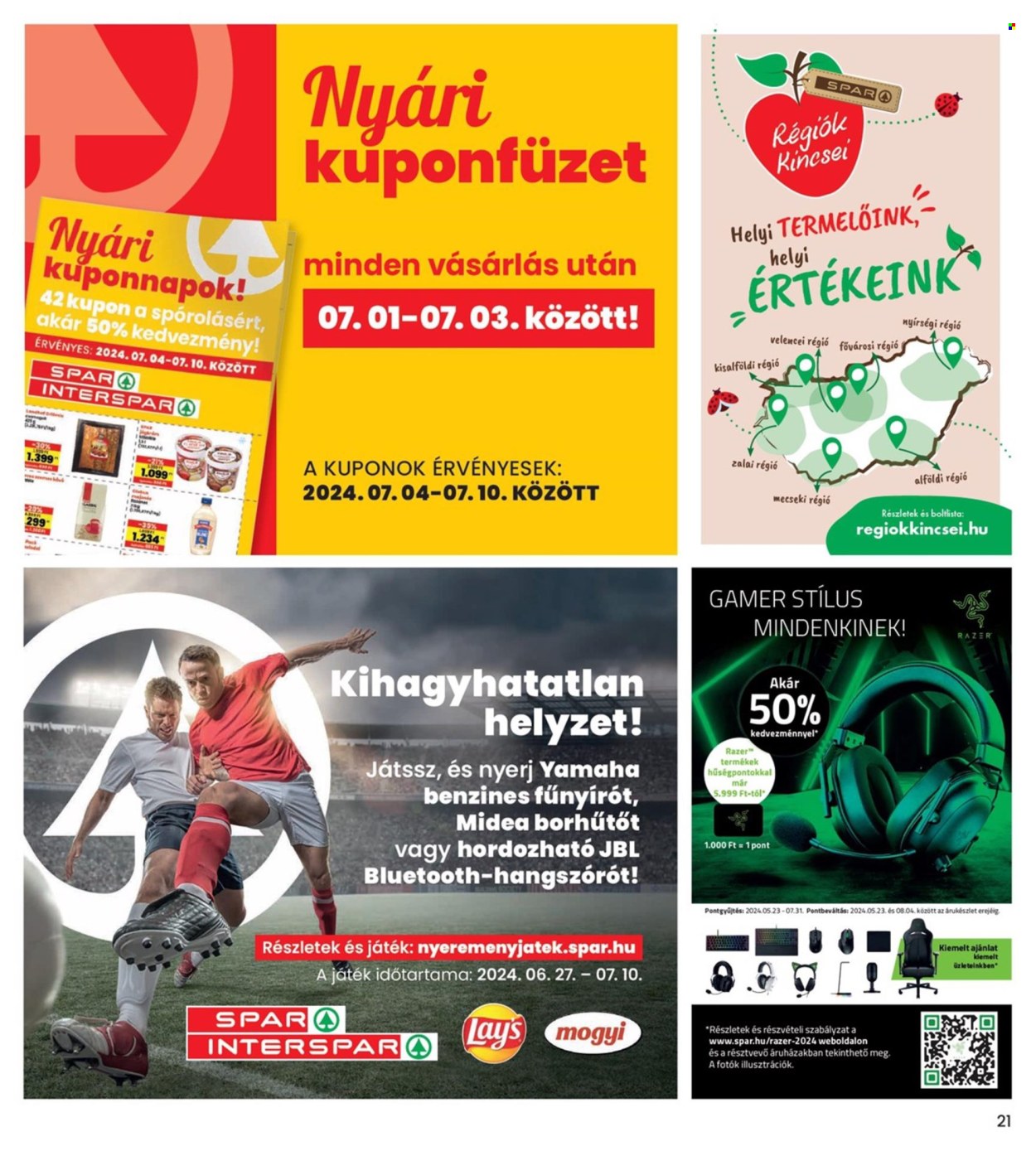 INTERSPAR akciós újságok - 2024.06.27 - 2024.07.03. Oldal 21