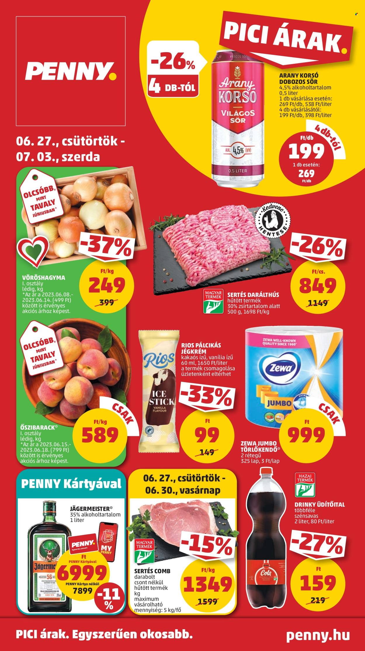 Penny Market akciós újságok - 2024.06.27 - 2024.07.03. Oldal 1