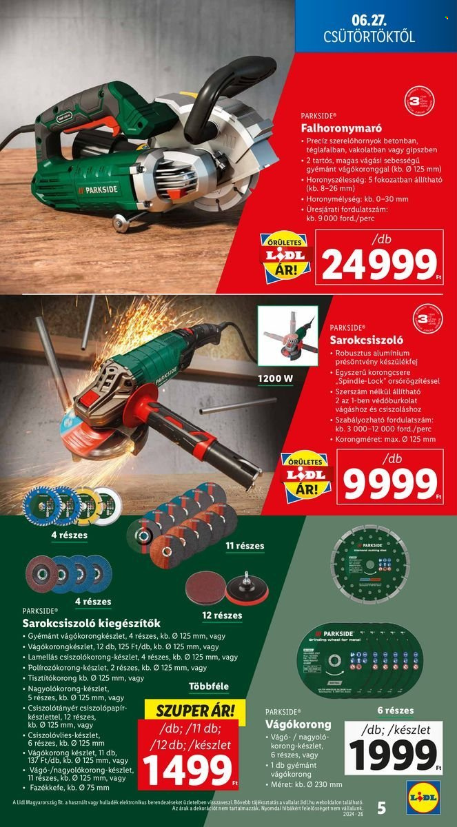 Lidl akciós újságok. Oldal 5