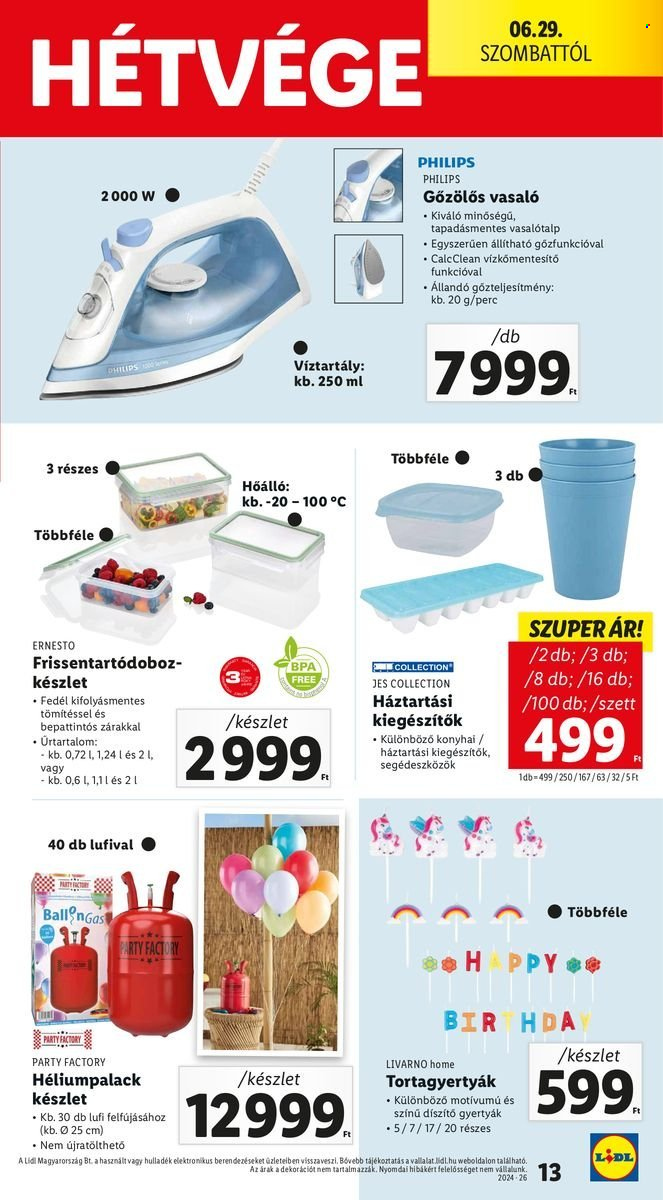 Lidl akciós újságok. Oldal 13