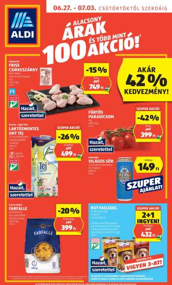 Újság Aldi - 2024.06.27 - 2024.07.03.