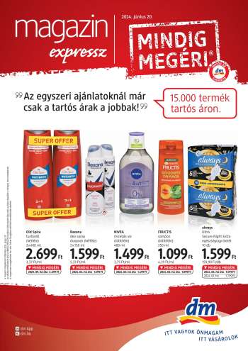 Újság dm drogerie markt.