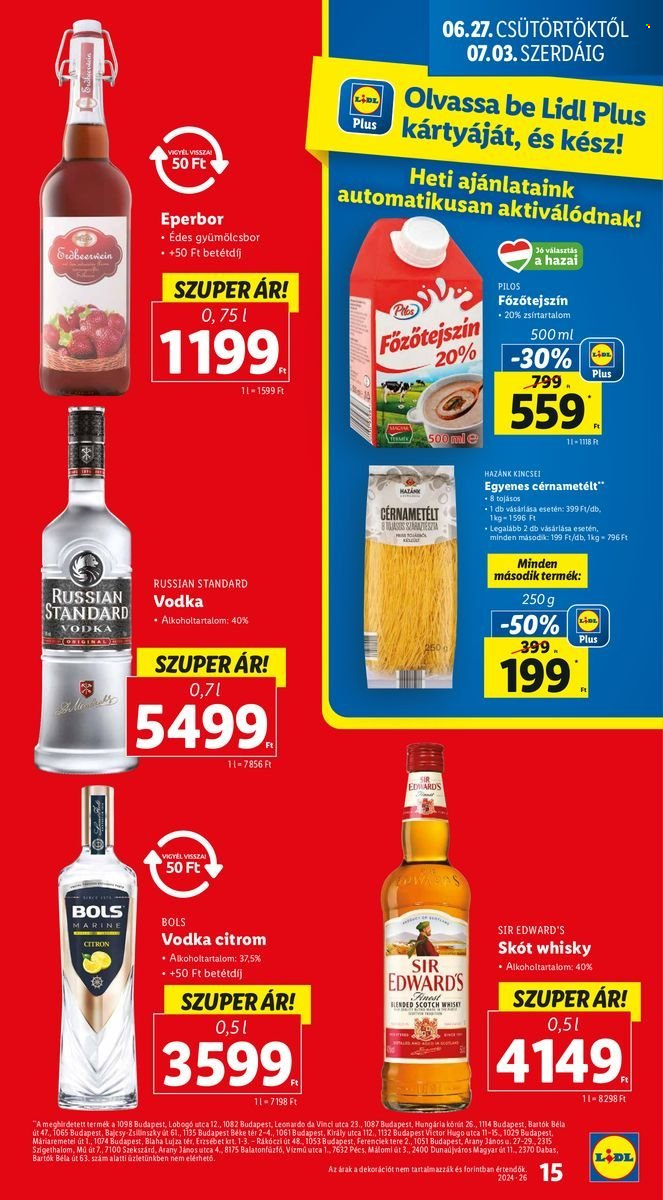 Lidl akciós újságok - 2024.06.27 - 2024.07.03. Oldal 15