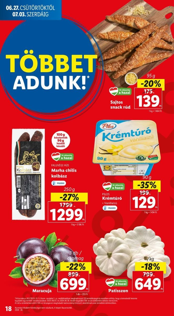 Lidl akciós újságok - 2024.06.27 - 2024.07.03. Oldal 18