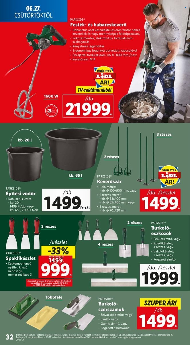 Lidl akciós újságok - 2024.06.27 - 2024.07.03. Oldal 32