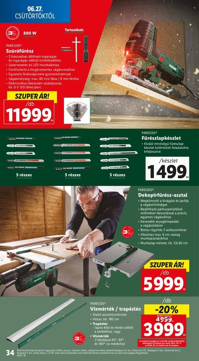 Lidl akciós újságok - 2024.06.27 - 2024.07.03. Oldal 34