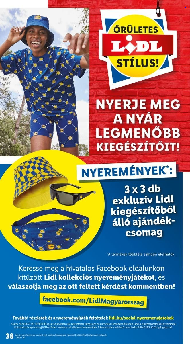 Lidl akciós újságok - 2024.06.27 - 2024.07.03. Oldal 38