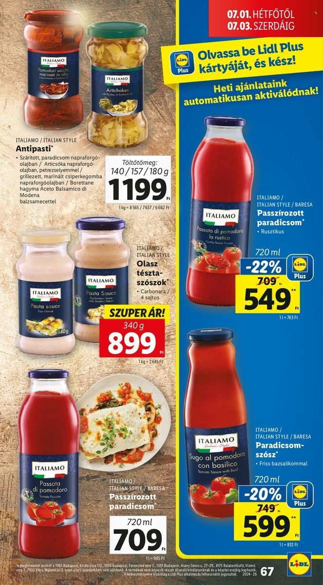 Lidl akciós újságok - 2024.06.27 - 2024.07.03. Oldal 67