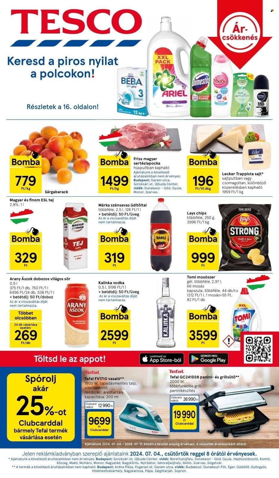TESCO akciós újságok - 2024.07.04 - 2024.07.10. Oldal 1