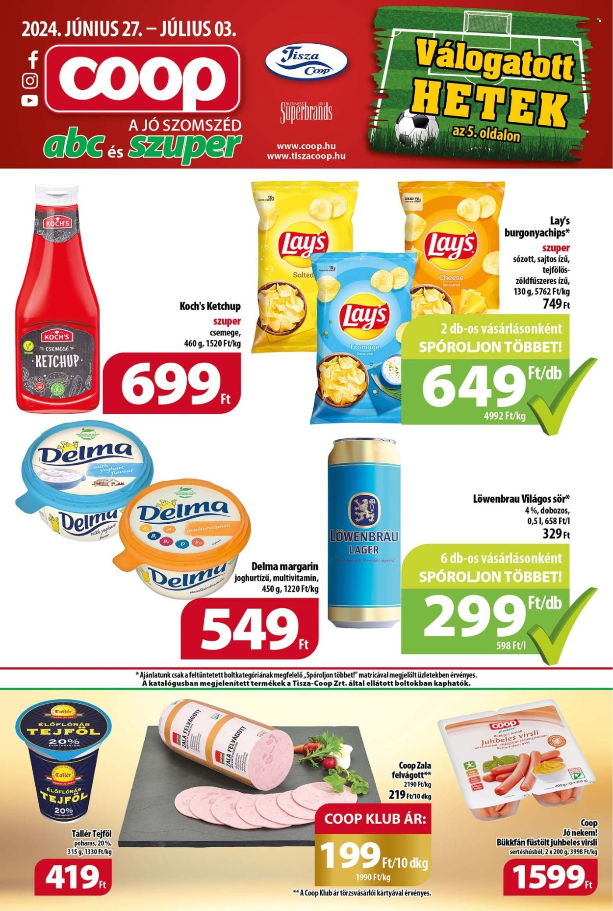 Coop akciós újságok - 2024.06.27 - 2024.07.03. Oldal 1