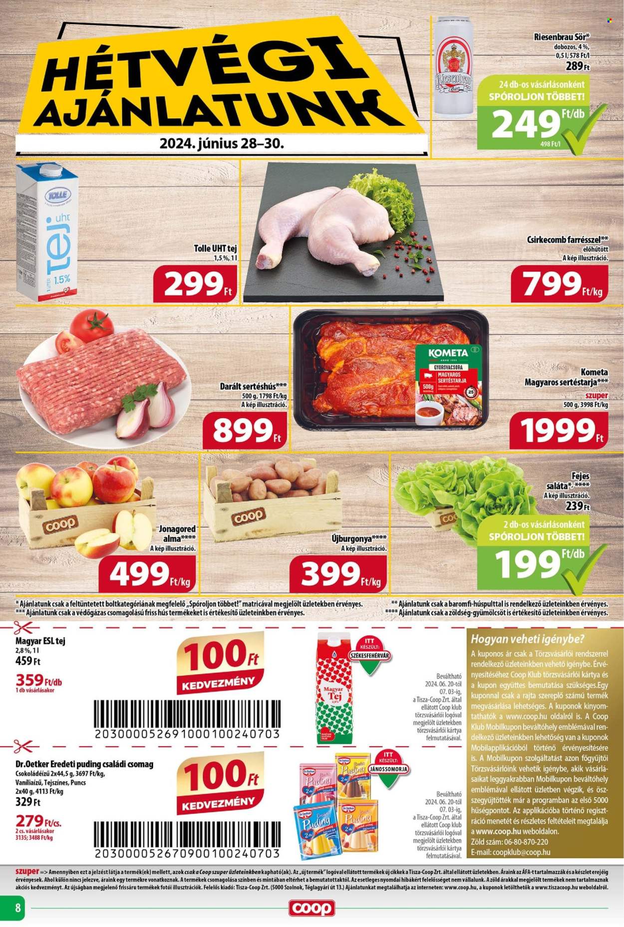 Coop akciós újságok - 2024.06.27 - 2024.07.03. Oldal 8