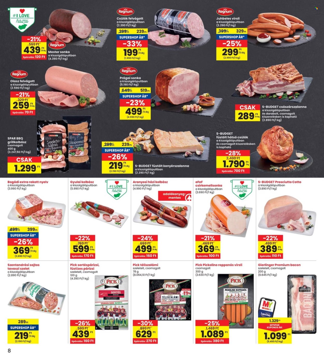 INTERSPAR akciós újságok - 2024.07.04 - 2024.07.10. Oldal 8
