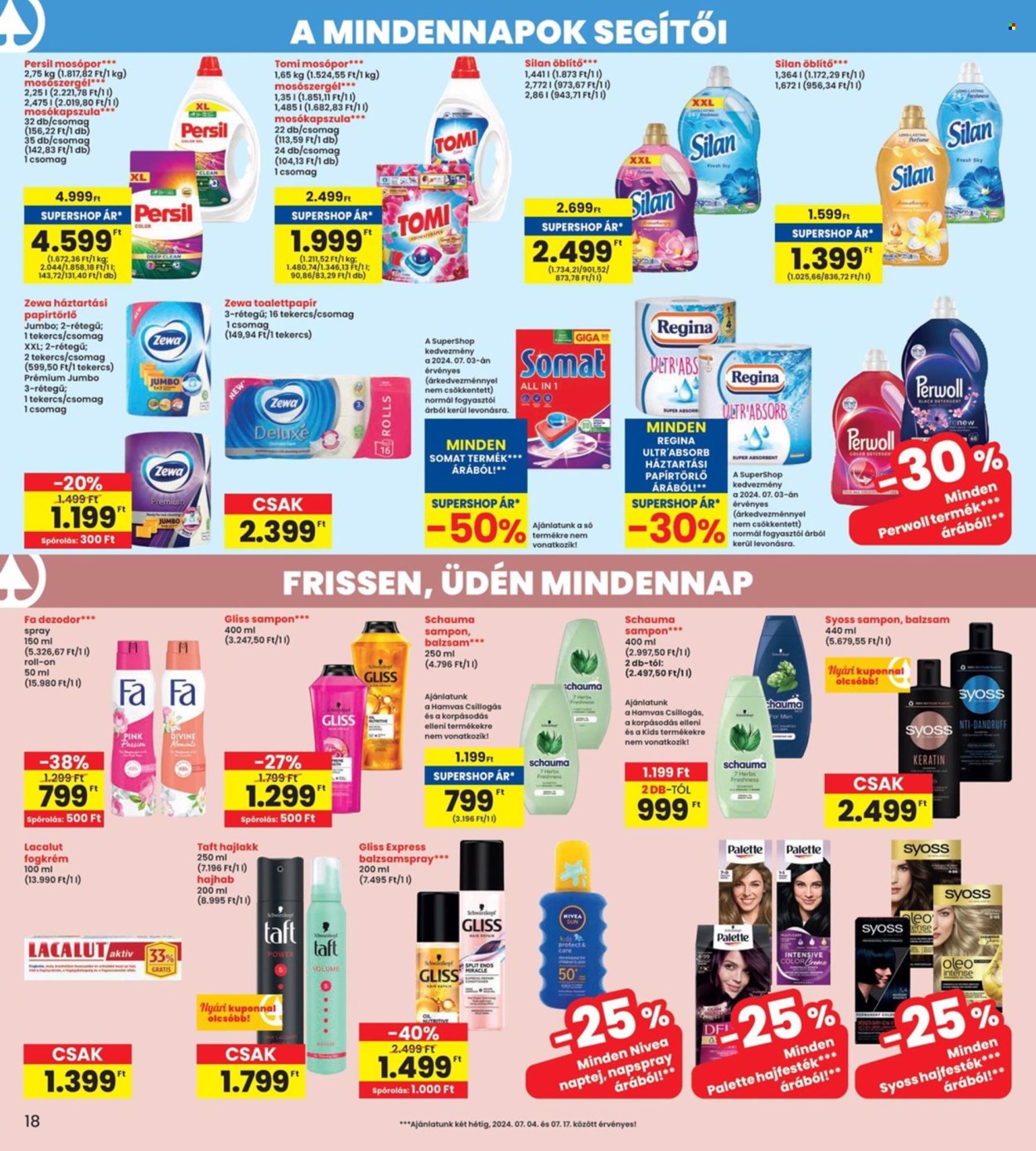 INTERSPAR akciós újságok - 2024.07.04 - 2024.07.10. Oldal 18