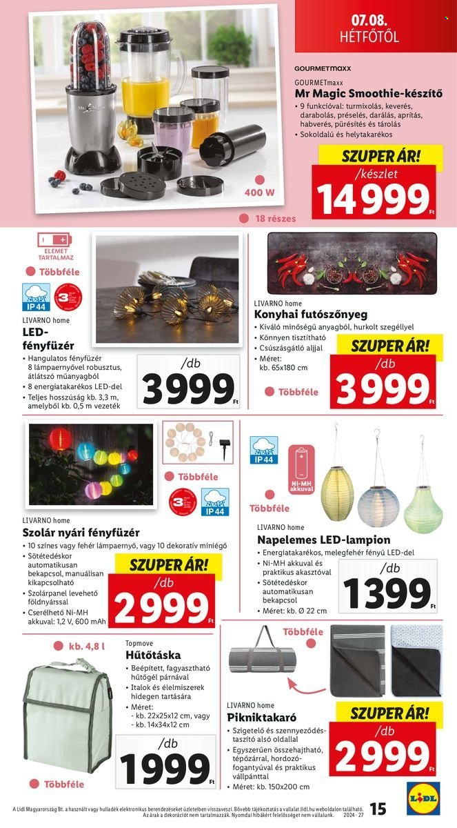 Lidl akciós újságok. Oldal 15