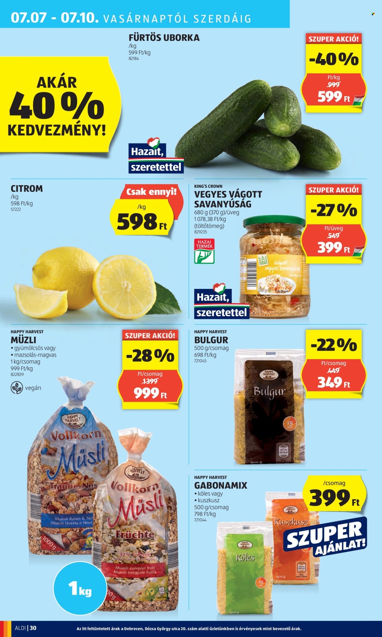 Aldi akciós újságok - 2024.07.04 - 2024.07.10. Oldal 34