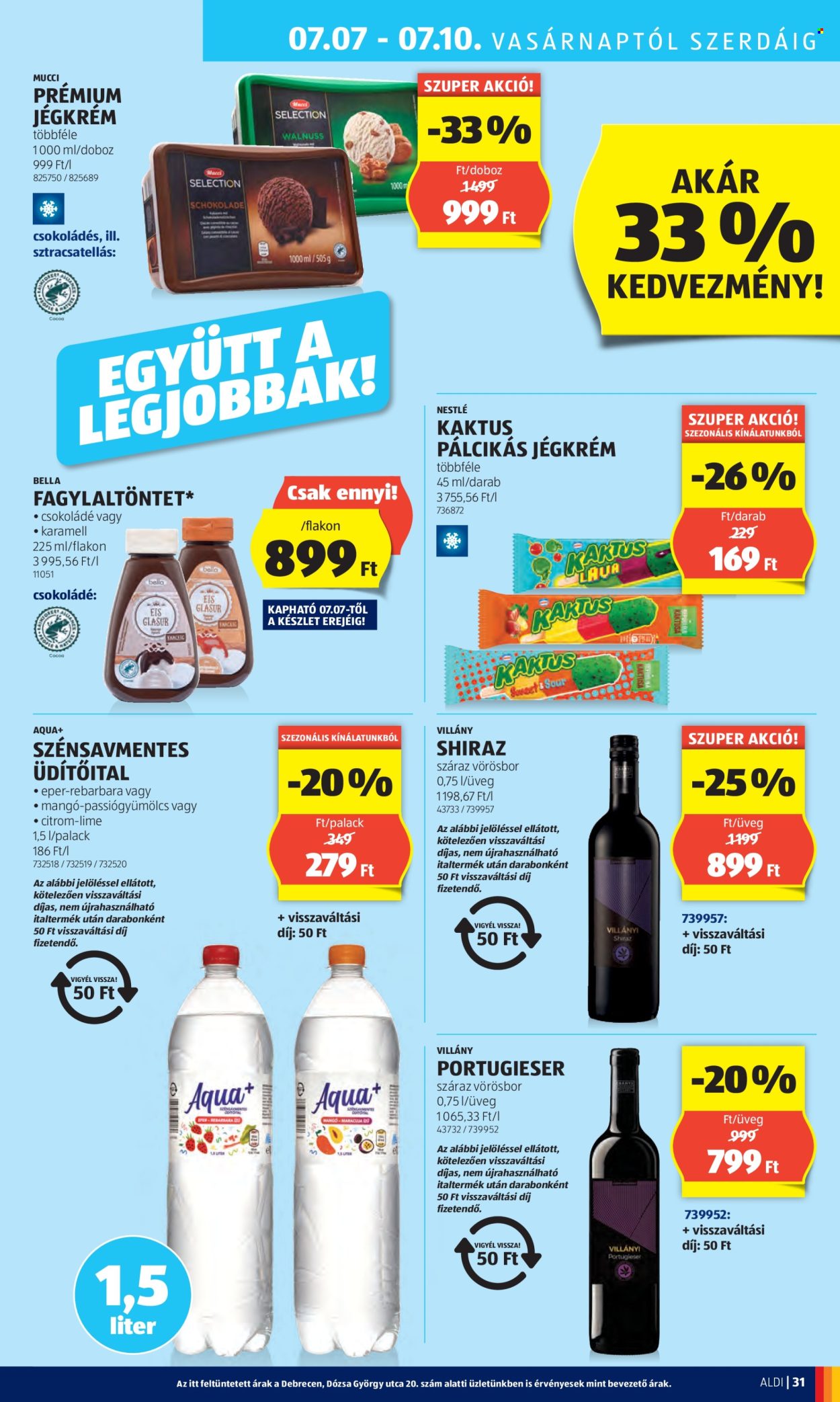 Aldi akciós újságok - 2024.07.04 - 2024.07.10. Oldal 35