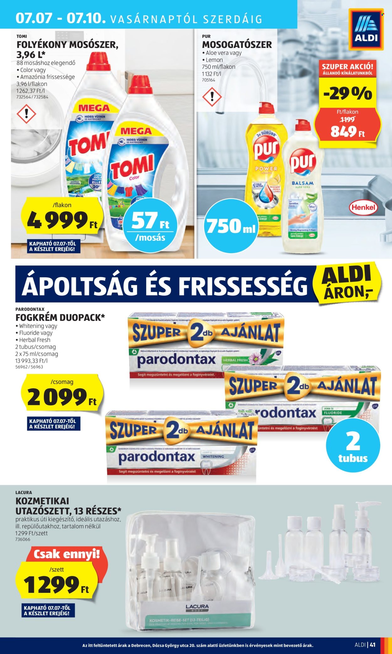 Aldi akciós újságok - 2024.07.04 - 2024.07.10. Oldal 45