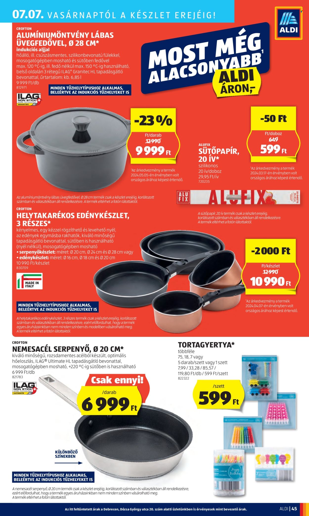 Aldi akciós újságok - 2024.07.04 - 2024.07.10. Oldal 49