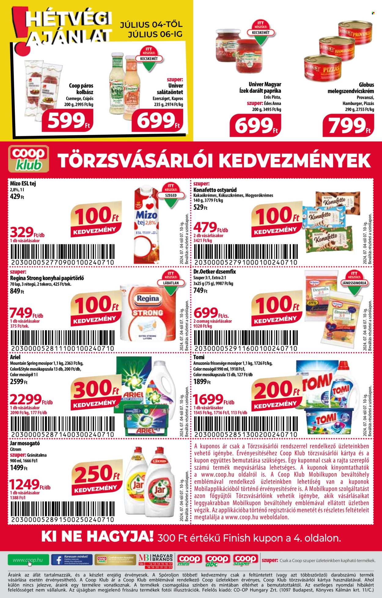 Coop akciós újságok - 2024.07.04 - 2024.07.10. Oldal 8