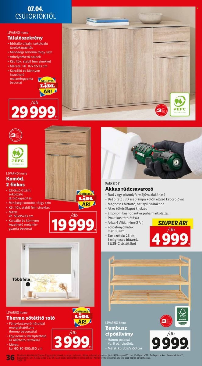 Lidl akciós újságok - 2024.07.04 - 2024.07.10. Oldal 38