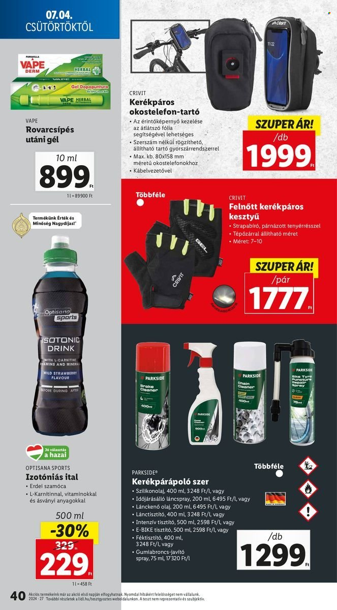 Lidl akciós újságok - 2024.07.04 - 2024.07.10. Oldal 42