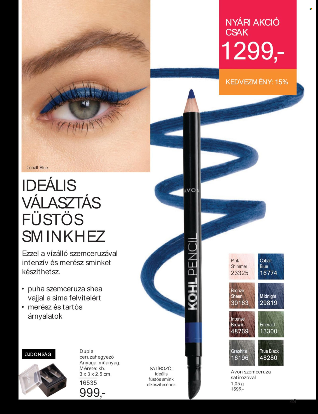 Avon akciós újságok - 2024.07.01 - 2024.07.31. Oldal 49