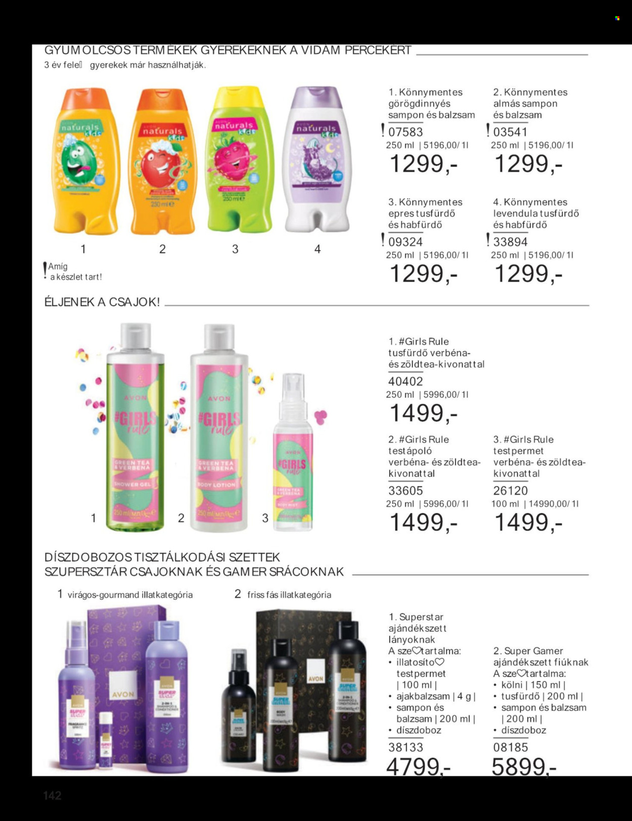 Avon akciós újságok - 2024.07.01 - 2024.07.31. Oldal 142