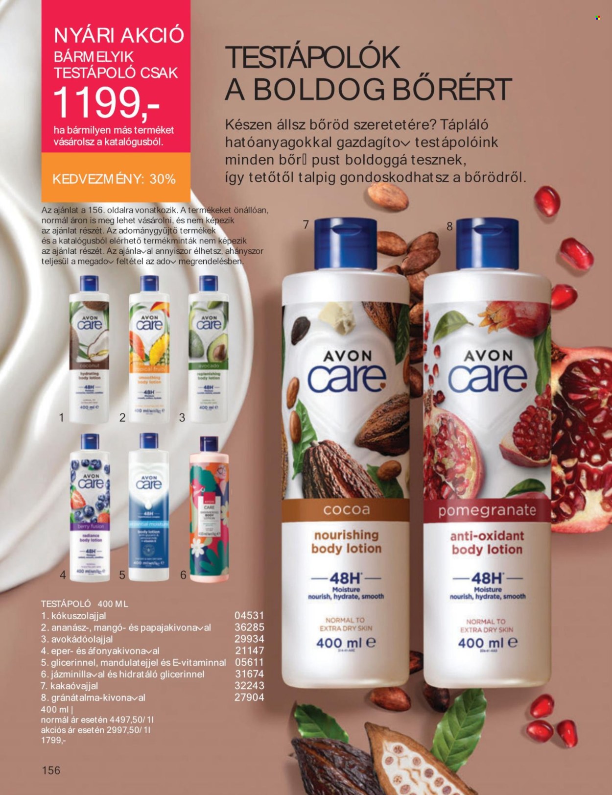 Avon akciós újságok - 2024.07.01 - 2024.07.31. Oldal 156