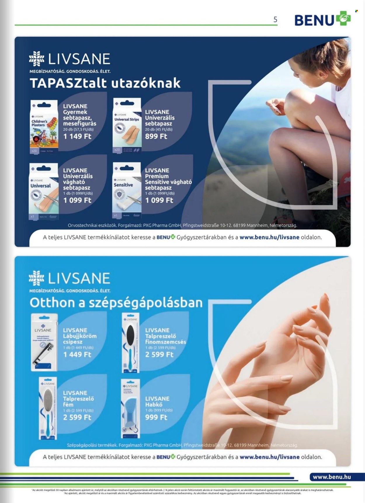 BENU Gyógyszertár akciós újságok - 2024.07.01 - 2024.07.31. Oldal 5