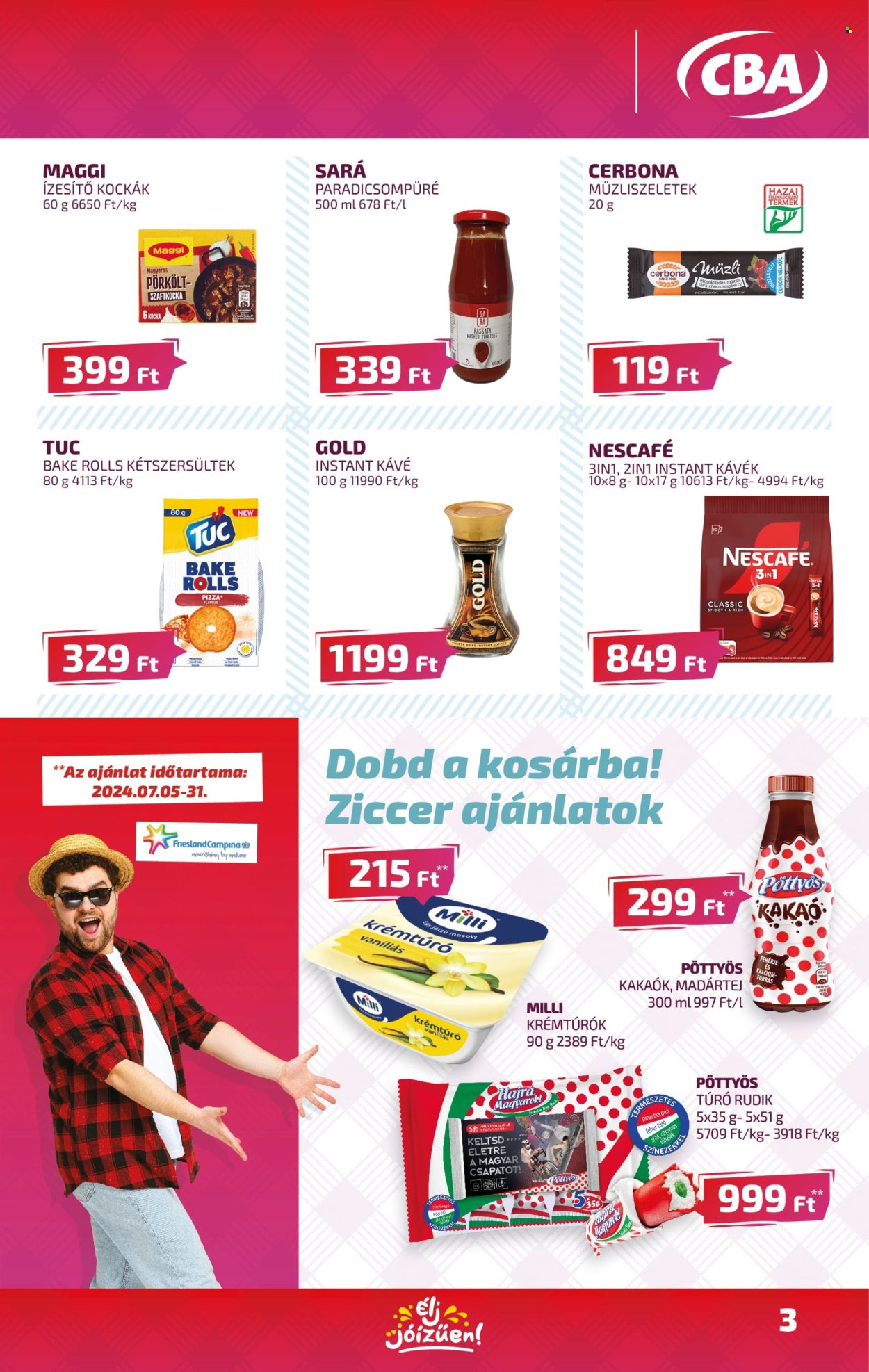 CBA akciós újságok - 2024.07.11 - 2024.07.17. Oldal 3