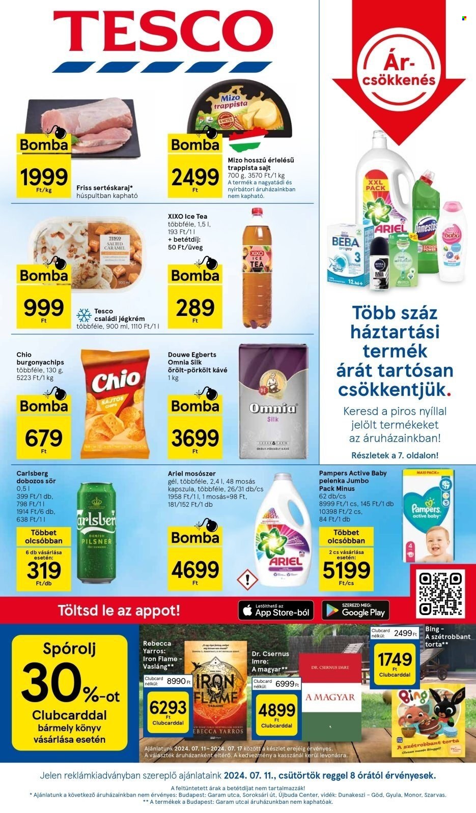TESCO akciós újságok - 2024.07.11 - 2024.07.17. Oldal 1